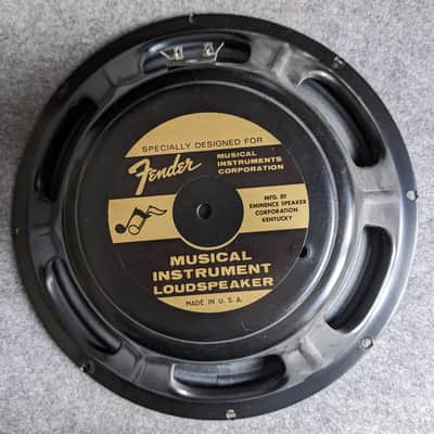 Eminence Specially Designed For Fender 121042A 201? - brown-yellow image 1