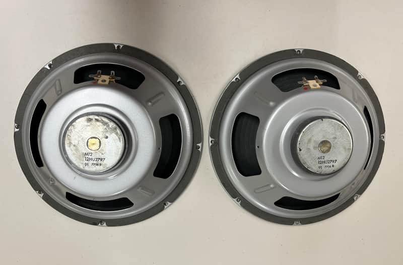 Reconed Pair Vintage 1977 Oaktron 12" 12HU2797 8 ohm Speakers (12) image 1
