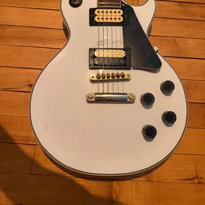 1990s Burny RLC Les Paul Custom MIJ upgraded, neck repair Rlc 1990s - Alpine white image 2
