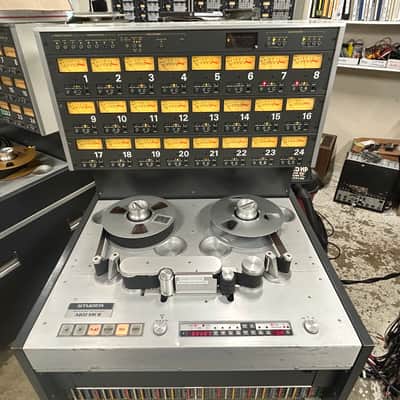 Studer A800MK III 2" 24 track reel to reel tape deck. RESTORED! image 1