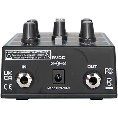 Peavey Bandit Supreme Teal Stripe Preamp Pedal image 3