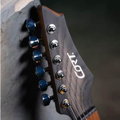 Cort X700OPBB X Series 700 Triality Electric Guitar. Open Pore Black Burst image 16