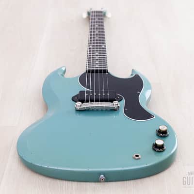 1963 Gibson Les Paul SG Junior Vintage Guitar Pelham Blue w/ Case image 10