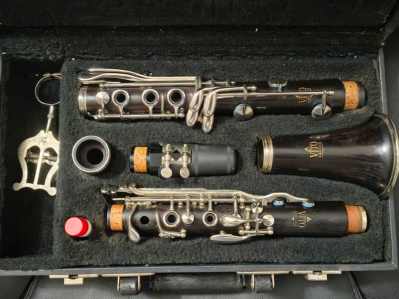 LEBLANC VITO FRANCE Bb WOOD INTERMEDIATE/ADVANCED CLARINET - ALL LEATHER PADS - DEMO VIDEO - READY TO PLAY! image 1