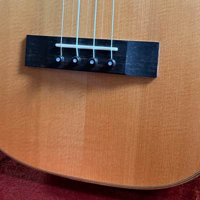 Tony Graziano Custom Baritone Ukulele #587 – Spruce / Figured Koa – Hardshell Case image 4