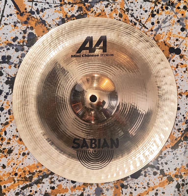 Sabian 12" AA Mini Chinese Cymbal 2002 - 2018 - Brilliant. Used. No damage. Condition is close to perfect. image 1