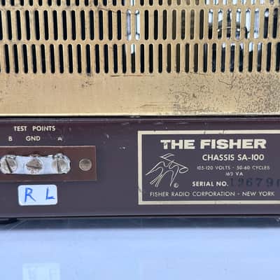 Fisher SA-100 Stereo Tube Power Amplifier "The Fisher" image 4