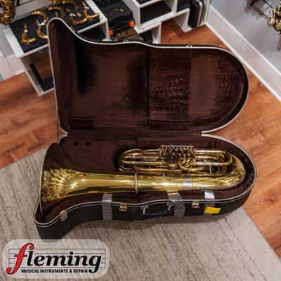 Miraphone 90A Kaiser-Tuba - 5/4 Size, Rotary Valves, Lacquer (Ex-USAF) image 20