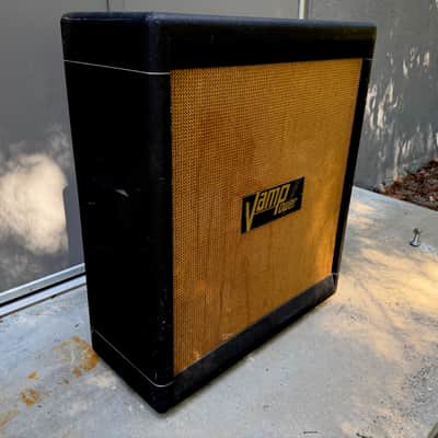 VINTAGE 1971 VAMP 4 X 12 - HIWATT FANE LOADED - BASKETWEAVE GRILL - RARE! - GOOD CONDITION - MADE IN THE UK image 9
