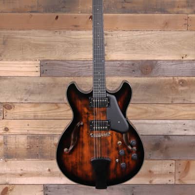 Ibanez Artstar ASH300 Semi-Hollow Guitar Tobacco Brown Hardshell image 4