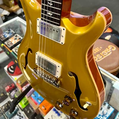 PRS Paul Reed Smith Hollowbody II Piezo Gold Top, Bird Inlay with Case image 6