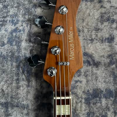 Sire Marcus Miller P8 4 String Bass Tobacco Sunburst w/ DiMarzio 60s pickups image 6