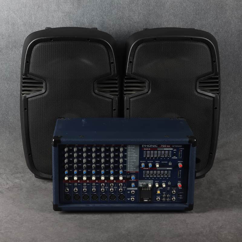 Phonic Powerpod Mixer - Fun Generation PL112P Speakers **COLLECTION ONLY** - 2nd Hand image 1