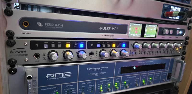Audient ASP800 – 8-Channel Mic Preamp, AD/DA Converter, ADAT image 1