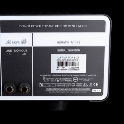 Pre Owned Universal Audio OX Amp Top Box Speaker Simulator With Adapter - 2 image 10