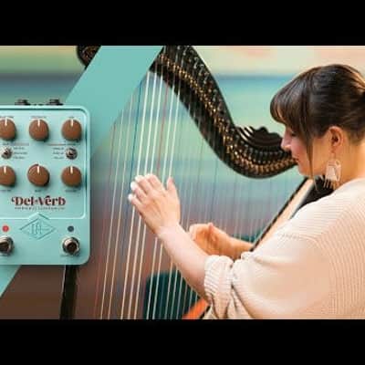 Universal Audio UAFX Del-Verb Ambience Companion Reverb and Delay Guitar Effect Pedal image 4