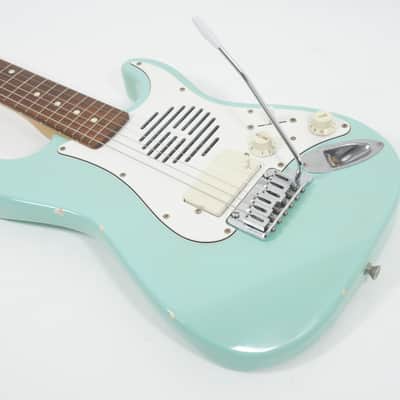 [SALE Ends June 30] Fender Japan ST-CHAMP 10 Mini Stratocaster Sonic Blue Built-in Speaker OverDrive RARE Color image 4