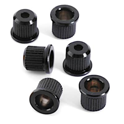 Guitar Rear String Ferrules-Black
