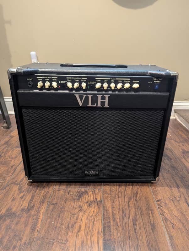 VLH 60-watt solid state combo guitar amplifier - Black image 1