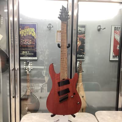 Cort KX307MS 7 String Multiscale Open Pore Red image 1