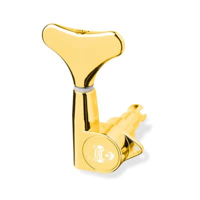 Guitar Monkey 6-String Set Bass Tuning Machine Heads (3l+3r, 4l+2r, 2l+4r) Gold image 1