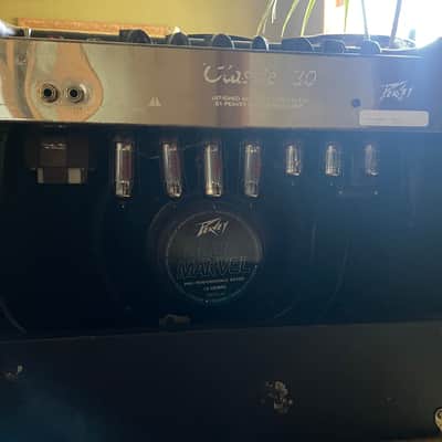 Peavey Classic 30 tube amp - Black- w/Foot switch All new JJ Tubes image 3