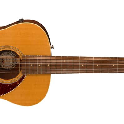 Fender Villager 12 String Acoustic Electric Guitar with Gig Bag, Aged Natural image 7