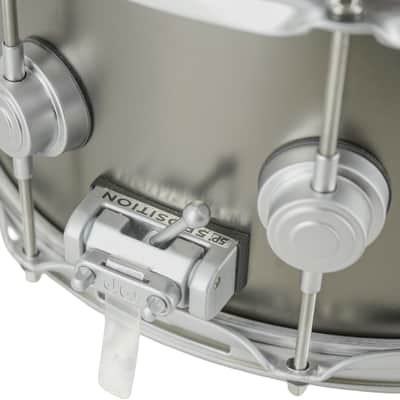 DW Collectors Series Stainless Steel Snare Drum 14''x6.5'' Die Cast Hoops image 4