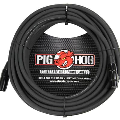 NEW 4 Pack Pig Hog PHM100 XLR High Performance 8mm Microphone Mic Cable, 100 Foot Ft image 2