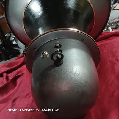JENSEN  15.5" METAL HORN  6/6.5" DRIVER WWII HORN ???  GUITAR SPEAKER EFFECTS 1940s image 10