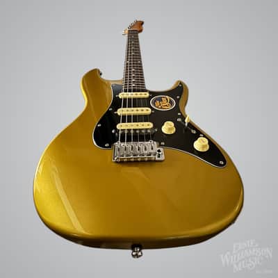 Sire Larry Carlton S3 HSS New Gen Electric Guitar, Rosewood Fingerboard, Metallic Gold image 9