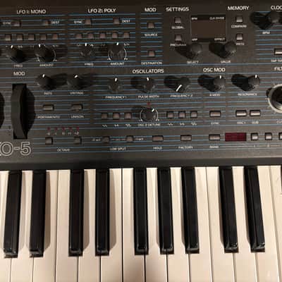 Oberheim TEO-5 44-Key 5-Voice Synthesizer 2024 - Present - Black image 5