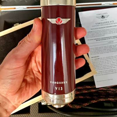 Vanguard Audio Labs V13 Large Diaphragm Multipattern Tube Condenser Microphone 2010s - Maroon image 1