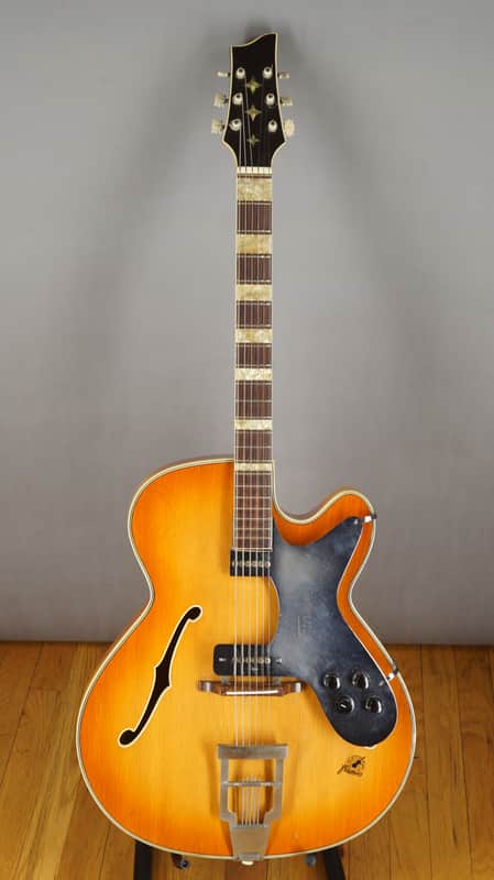 Framus Billy Lorento Archtop 1950s /Orange burst w Video image 1