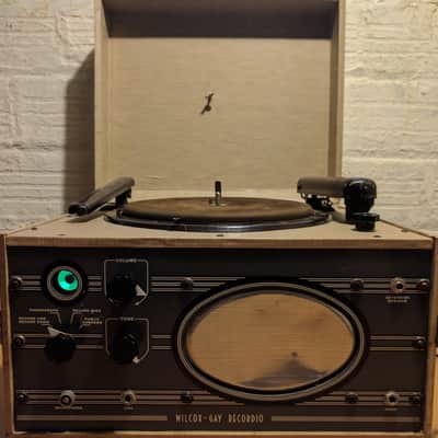 Wilcox-Gay Recordio model 6A1OU record lathe vintage antique turntable cutter image 1