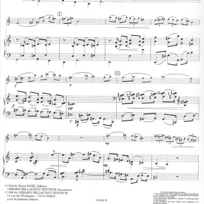 Darius Milhaud - Danse - for Alto saxophone and piano image 3
