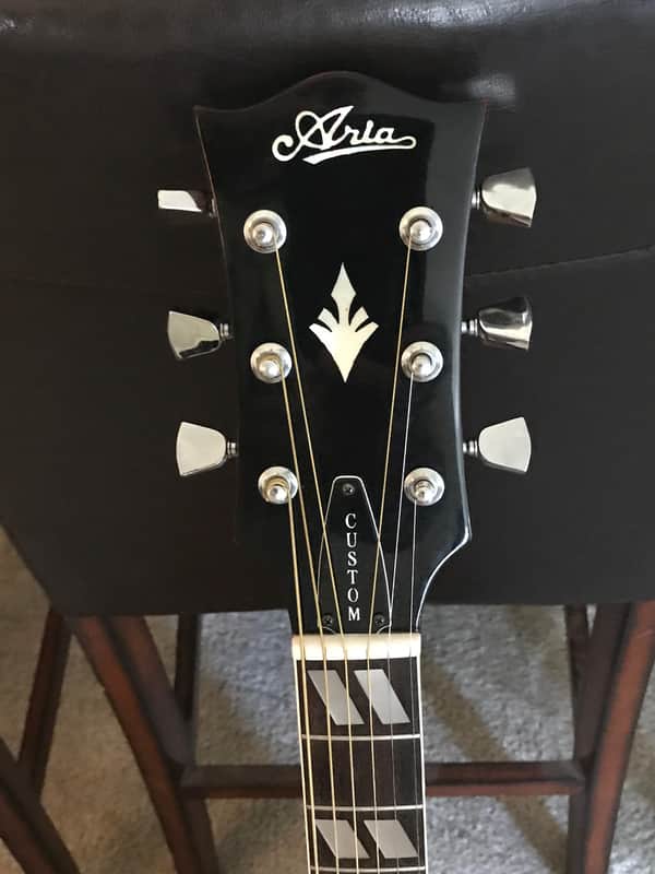 Japan Dove acoustic guitar by Aria, Lawsuit, just set up, buttery