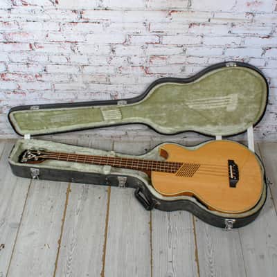 Washburn - AB-20 Electric Acoustic Bass Guitar - Natural - w/HSC - x3172 - USED image 12