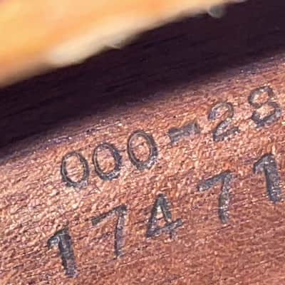Martin 000-28S 1960 - rare vintage guitar with huge sound and great playability image 11