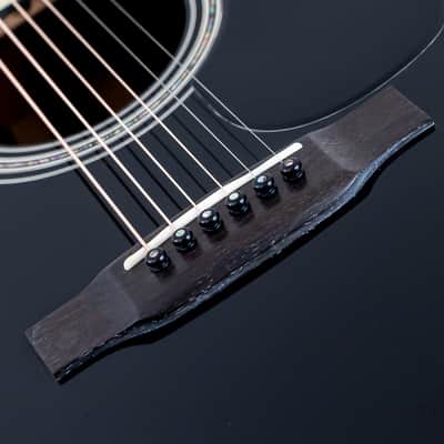 2010 Martin Johnny Cash Commemorative Edition D-35 Black, Near-Mint w/ Case & Hangtags image 10