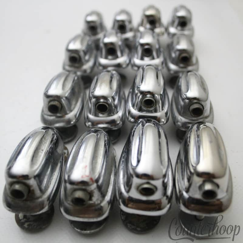 *Slingerland 16x Small Sound King Lugs Tom Drum Chrome Hex Vintage 60s-70s USA* image 1