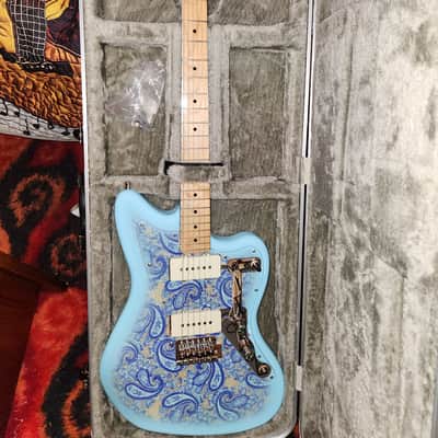 Jazzmaster Handcrafted Blue Paisley with Classic Fender Pickups Jazzmaster 2025 - High Gloss image 14