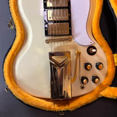 Gibson Custom Shop 60th Anniversary '61 Les Paul SG Custom 2021 - Polaris White image 9