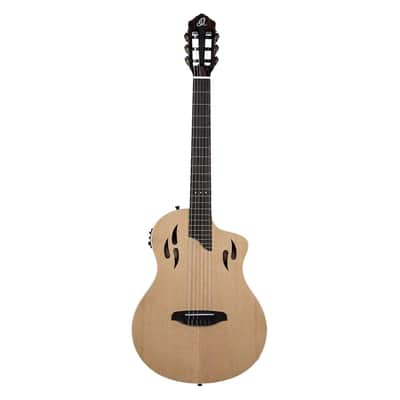 Ortega Guitars RTPSTD-NAT TourPlayer Series Thinline A/E Nylon image 2