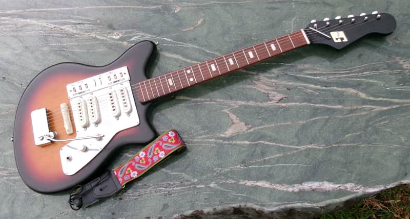 CIRCA 1966 Guyatone LG140-T Japan Vintage Guitar -Bizzare image 1