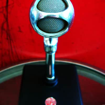 Vintage 1960's Electro-Voice 641 Omnidirectional Dynamic Microphone w Atlas DS-2 model desk stand display prop repair 638 image 5