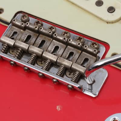 Pre-CBS 60's Aged Tremolo Vintagecorrect, Pat. Pend.Saddles, Made in UK image 4