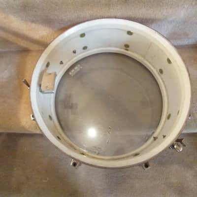 Ludwig Vintage 1966 gold sparkle Jazz Festival snare drum exceptional! image 18