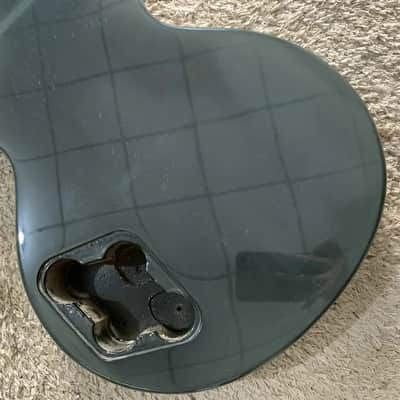 Black Les Paul LP Style Guitar Body with Maple Neck, Rosewood Fretboard image 19