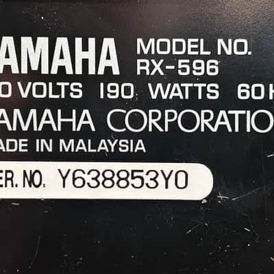 Yamaha RX-596 Vintage Hi-Fi Receiver w/phono stage preamp image 8